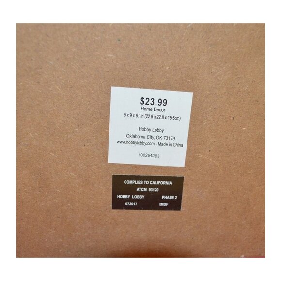 Lot of 2 Geometric Design Storage Container Box Removable Lids Nesting 2 Sizes - Picture 7 of 7